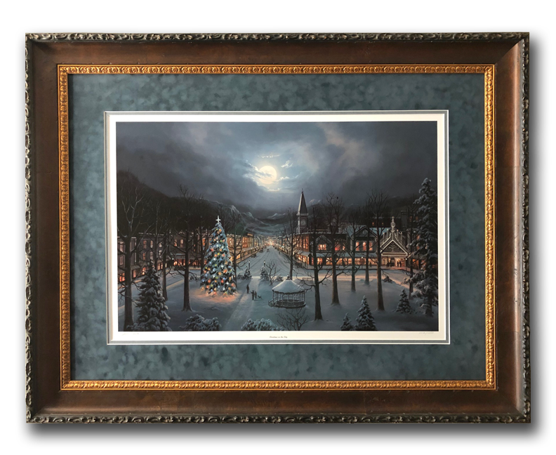 Christmas in the City Framed